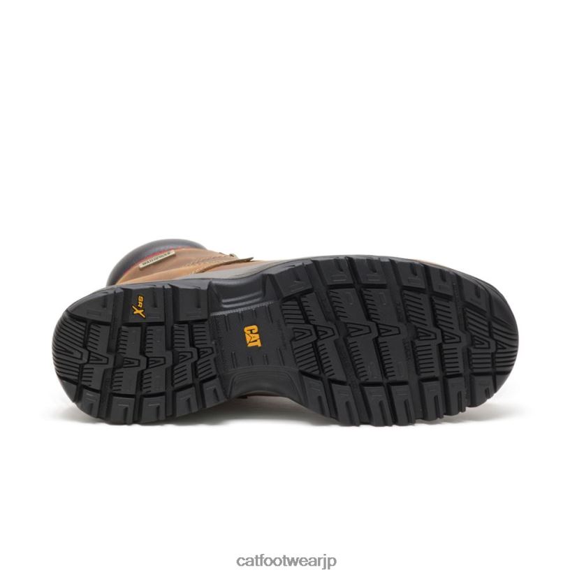 ドライバース 6インチ 防水ワークブーツ ダークベージュ 女性 N2JB0V302 Caterpillar |ワークブーツ